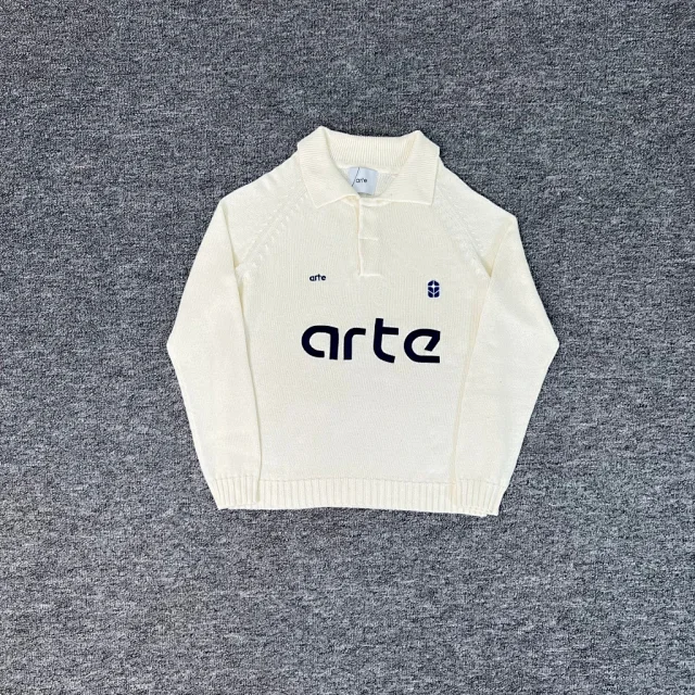 Arte Knitwear Logo Knit Sweater and Zip Cardigan product detail image 2
