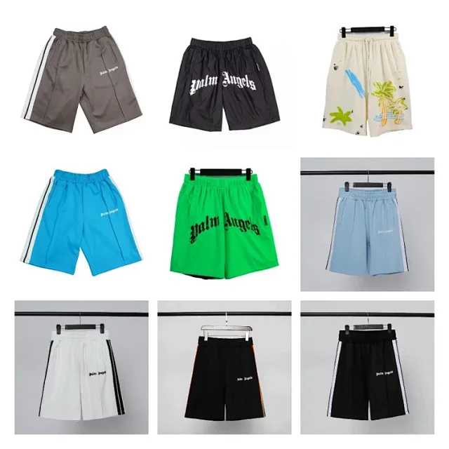 Palm Angels Shorts Elastic-Waist Side-Stripe product detail image 2