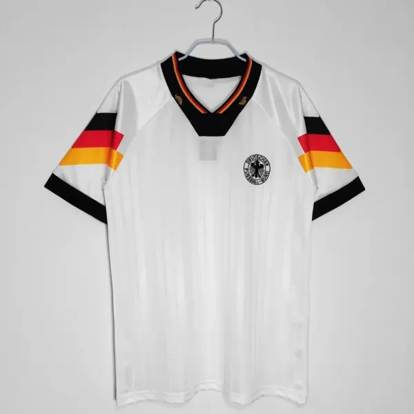 Germany National Team 1990 Home Jersey White - 1