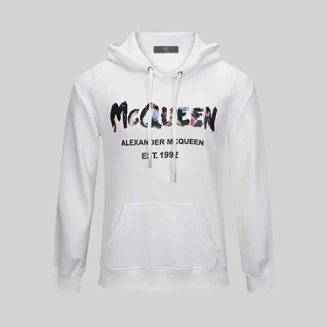 Alexander McQueen Hoodies & Sweatshirts Logo Graphic Pullover Hoodie product detail image 5