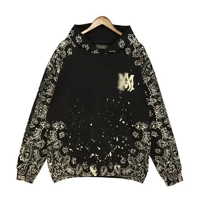 AMIRI Hoodies & Sweatshirts Logo Print Pullover Hoodie product detail image 5