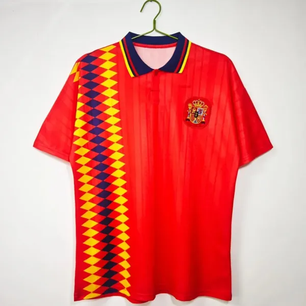 Spain National Team 1994 Home Jersey Red - 1