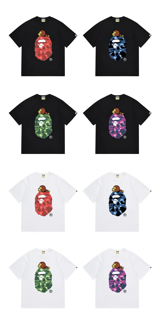 A Bathing Ape T-Shirts Short-Sleeve Head Graphic product detail image 5