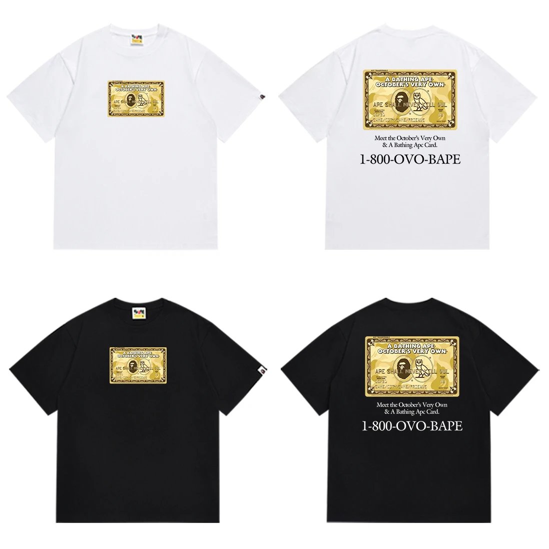 A Bathing Ape Classic猿人头印花T恤系列 Multicolor T-Shirt - 17
