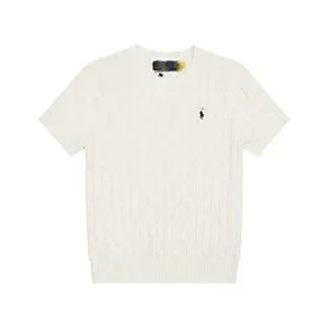 Ralph Lauren Knitwear Short-Sleeve Cable-Knit Crewneck product detail image 8