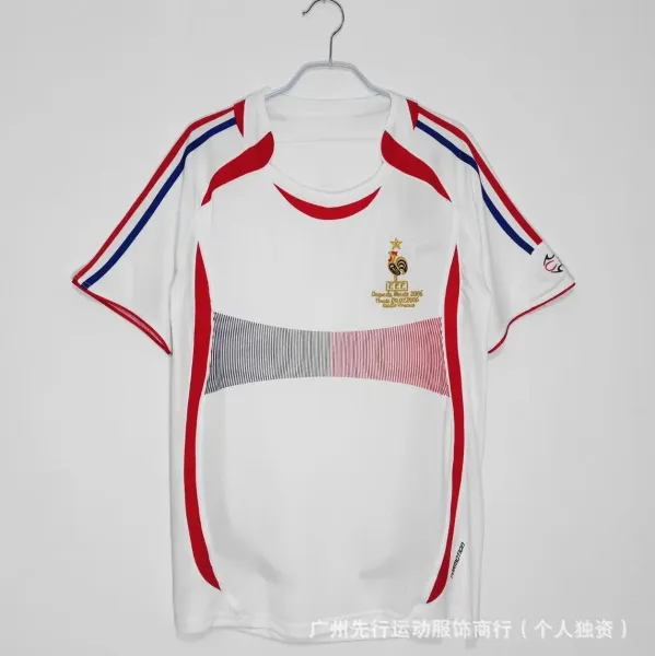 FFF 2006 World Cup Final Commemorative Jersey White/Red/Blue - 1