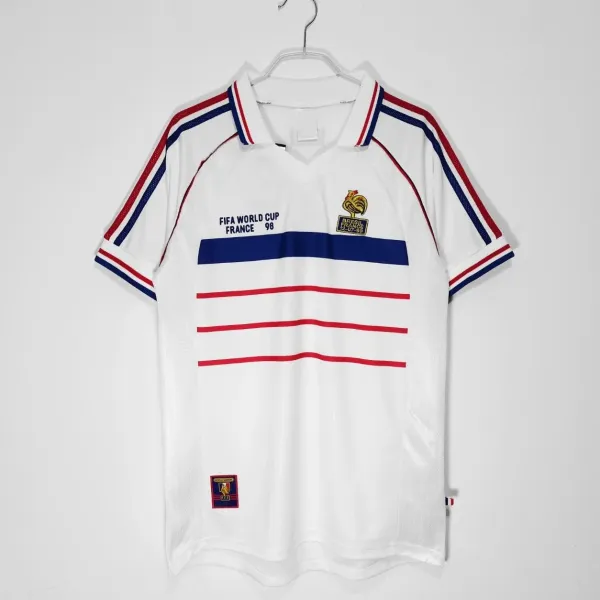 Le Coq Sportif France 1998 FIFA World Cup Away Jersey White - 1