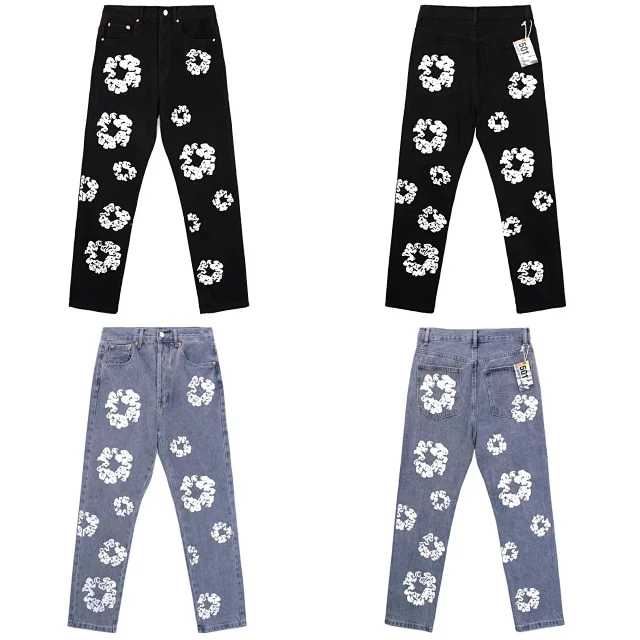 Denim Tears Trousers Drawstring jogger with graphic print product detail image 7
