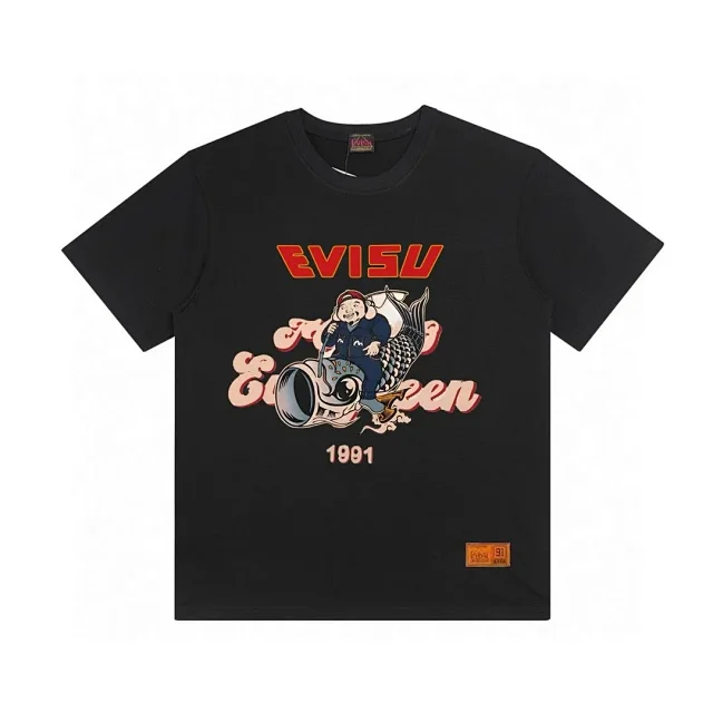Evisu T-Shirts Logo Graphic Short-Sleeve T-Shirt product detail image 10
