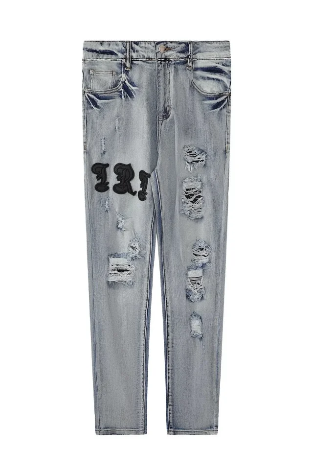 AMIRI Jeans Distressed Graphic Patch product detail image 1