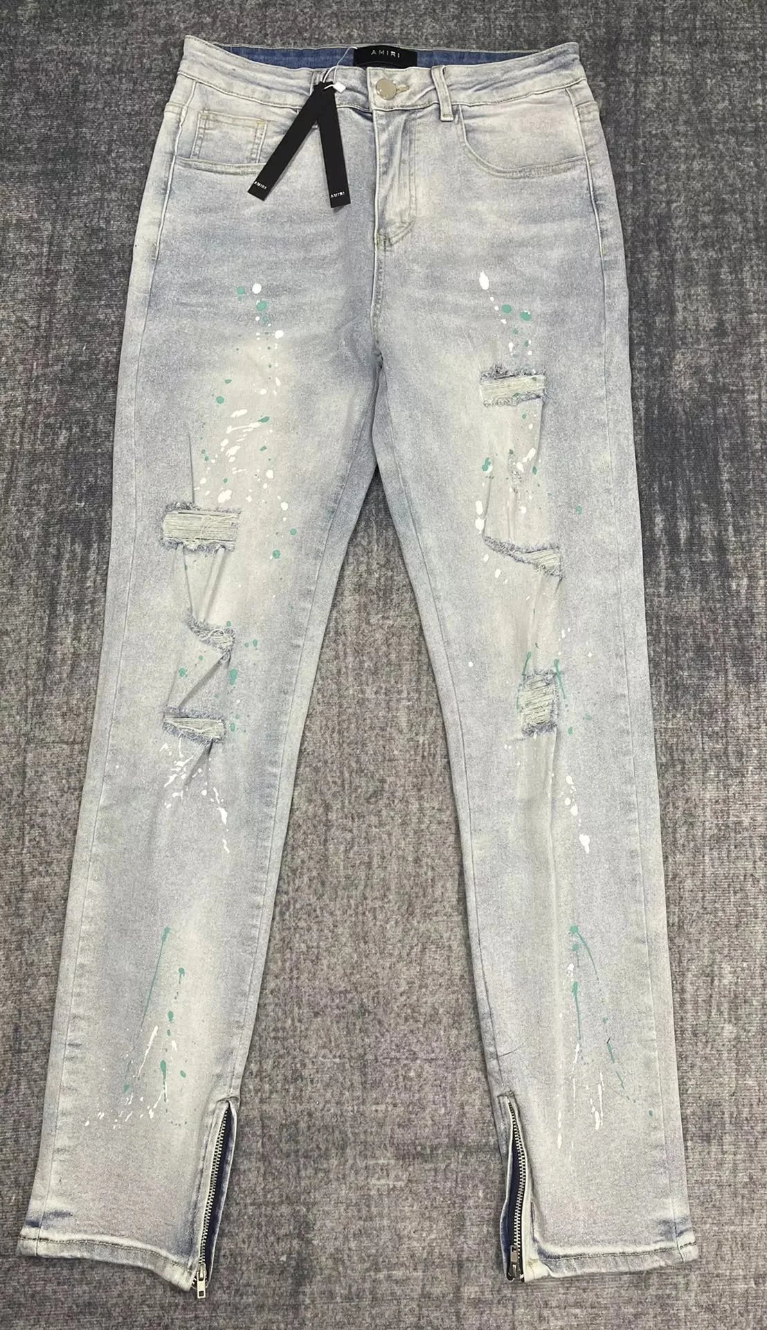 AMIRI Jeans Distressed Graphic Patch image 9