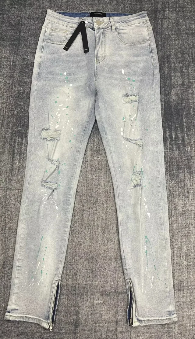 AMIRI Jeans Distressed Graphic Patch product detail image 9