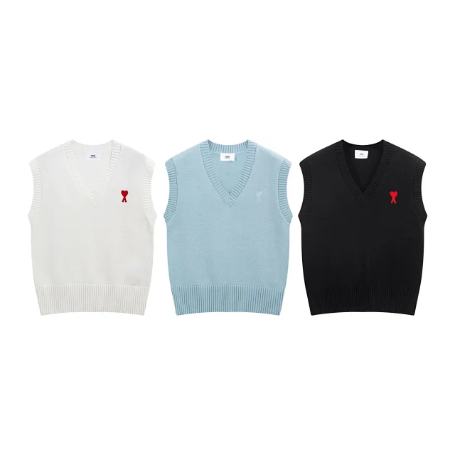 Acne Studios Knitwear AC30 V-neck button-front face-patch cardigan product detail image 3