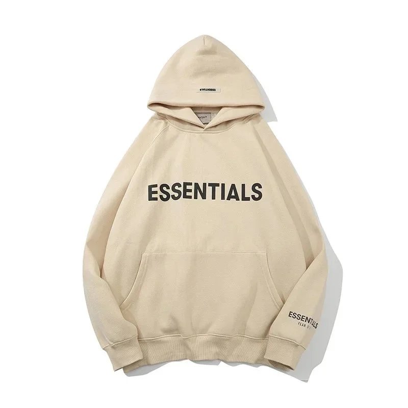 Fear of God Essentials Light Gray Hoodie - 7