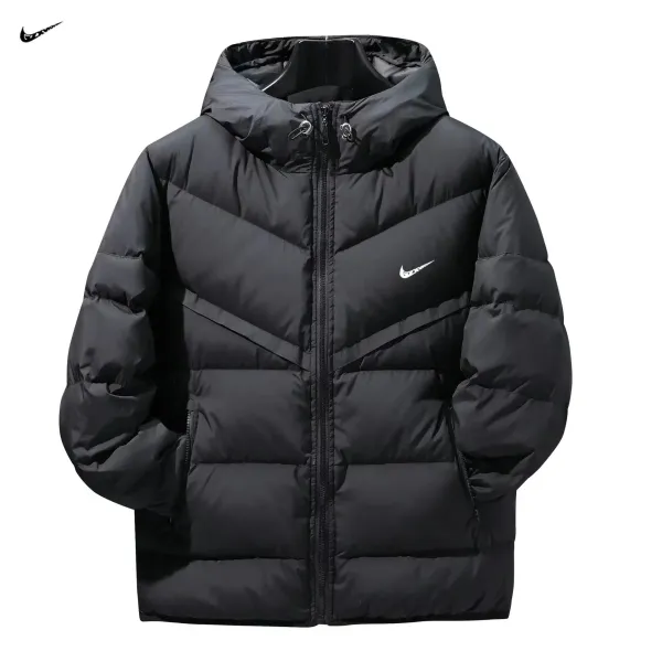 Nike Hooded Down Jacket Black - 1