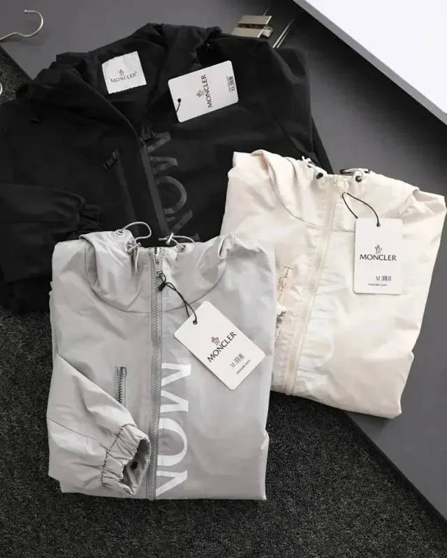 Moncler Jackets Hooded zip-up lightweight jacket product detail image 6