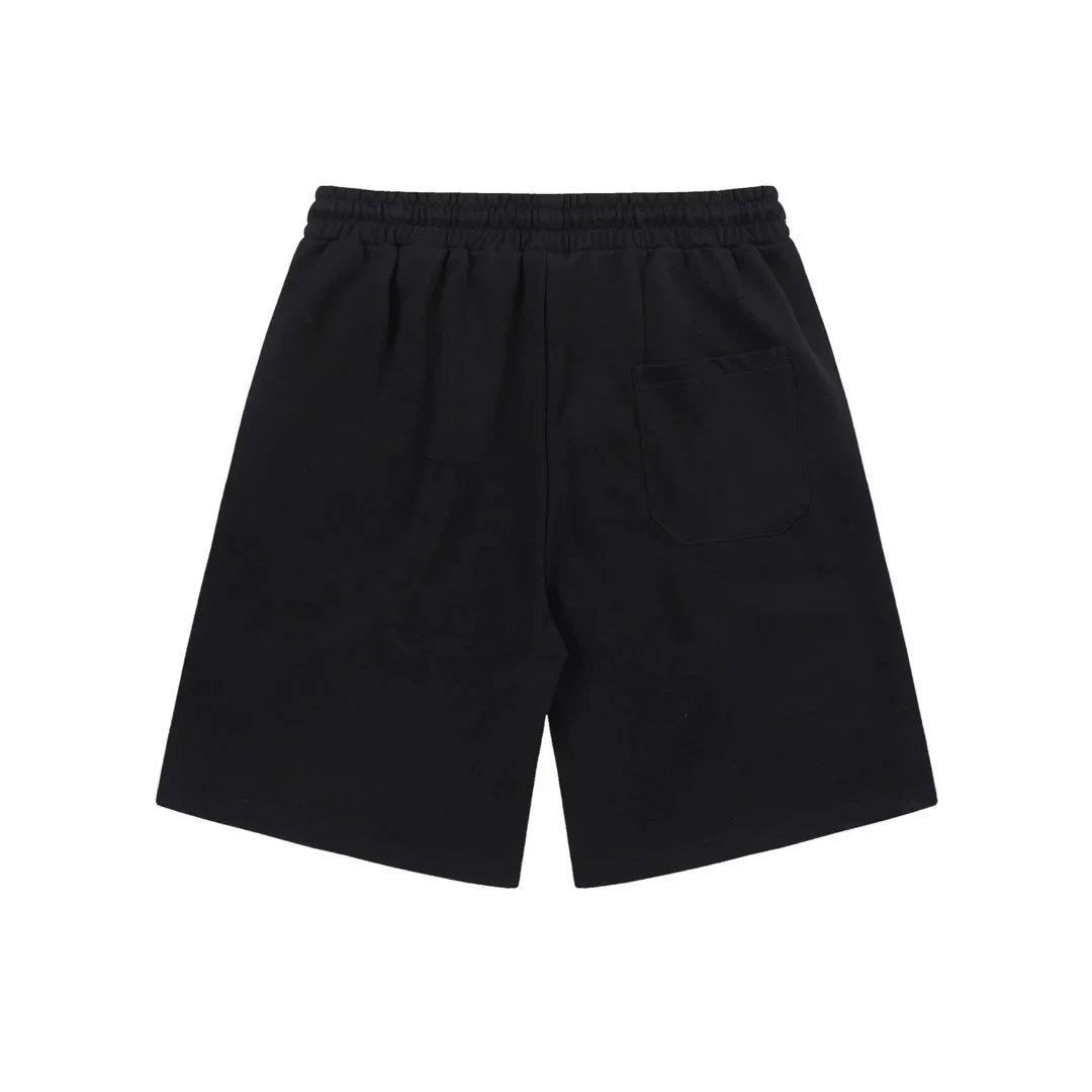 Balenciaga BB Logo Splatter-Print Shorts White - 3