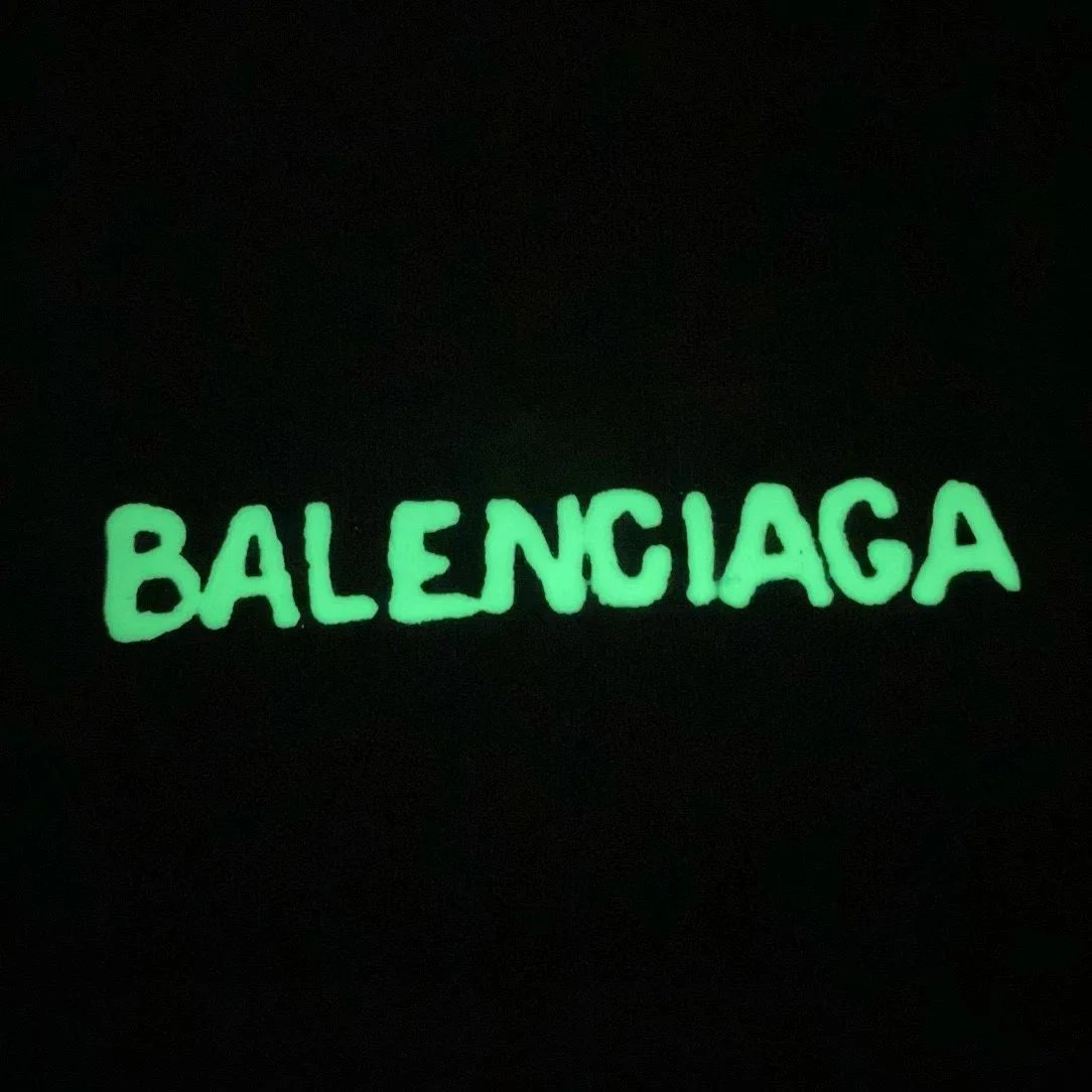 Balenciaga BB Logo Splatter-Print Shorts White - 7