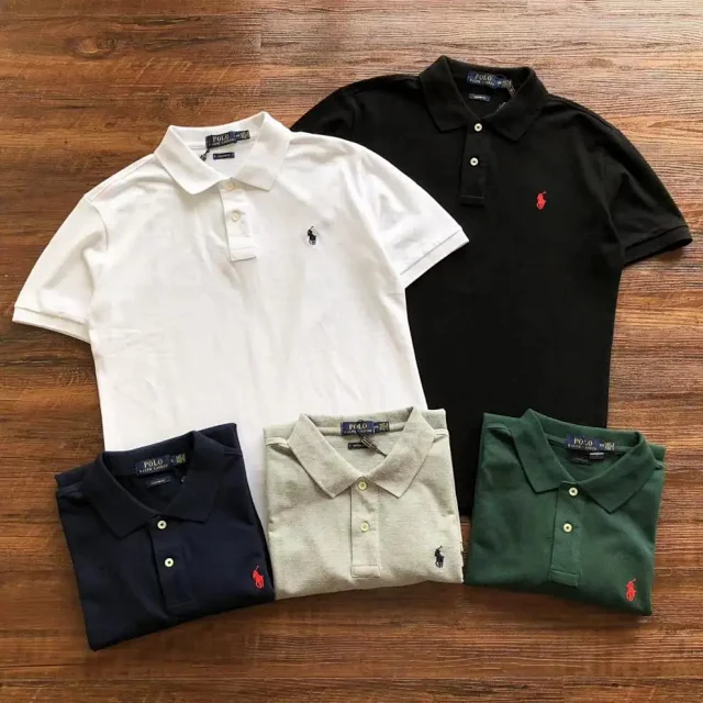 Unbranded T-Shirts Short-Sleeve Polo Shirt with Embroidered Horse Motif product detail image 5