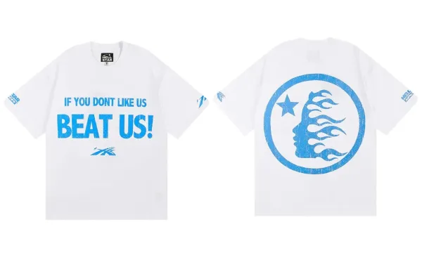 Hell Star If You Don't Like Us Beat Us! White T-Shirt - 1