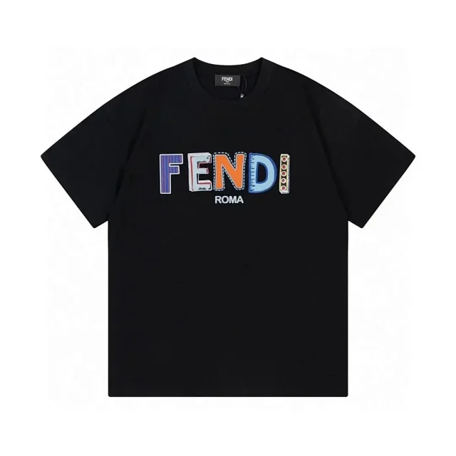 Fendi T-Shirts Short Sleeve Graphic T-Shirt product detail image 9