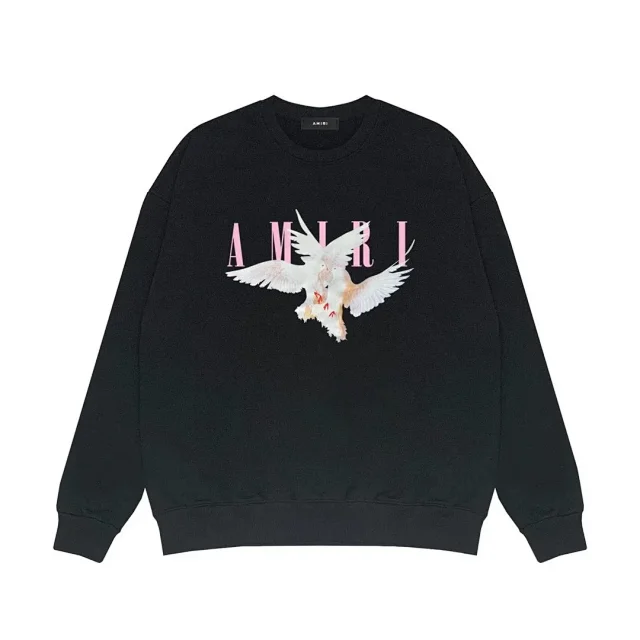 AMIRI Hoodies & Sweatshirts Crewneck logo graphic sweatshirt product detail image 8
