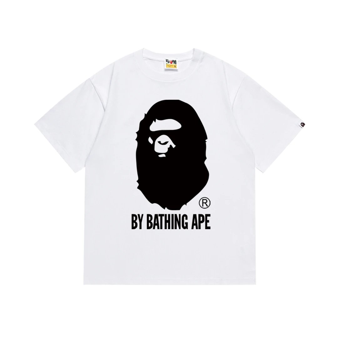 A Bathing Ape T-Shirts Short-Sleeve Head Graphic — 164 white