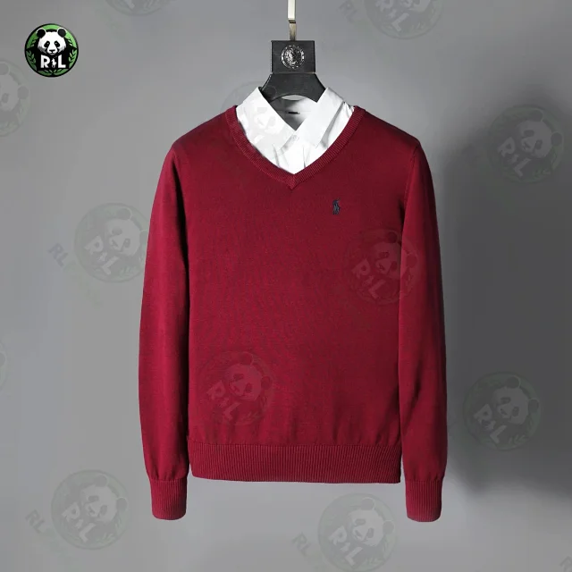 Polo Ralph Lauren Knitwear V-Neck Pony-Embroidered Sweater product detail image 6