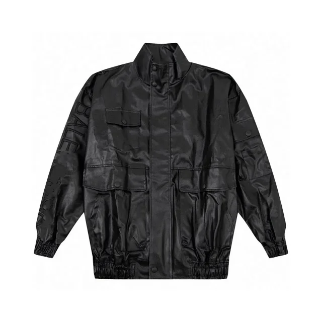 Balenciaga Jackets Assorted graphic and distressed denim product detail image 3