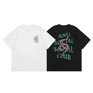 Anti Social Club T-Shirts Short-Sleeve Graphic Logo T-Shirt product detail image 5
