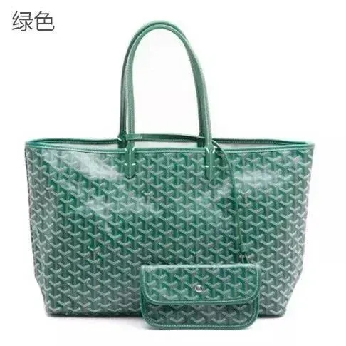 Goyard Saint Louis Tote Green Handbag - 1