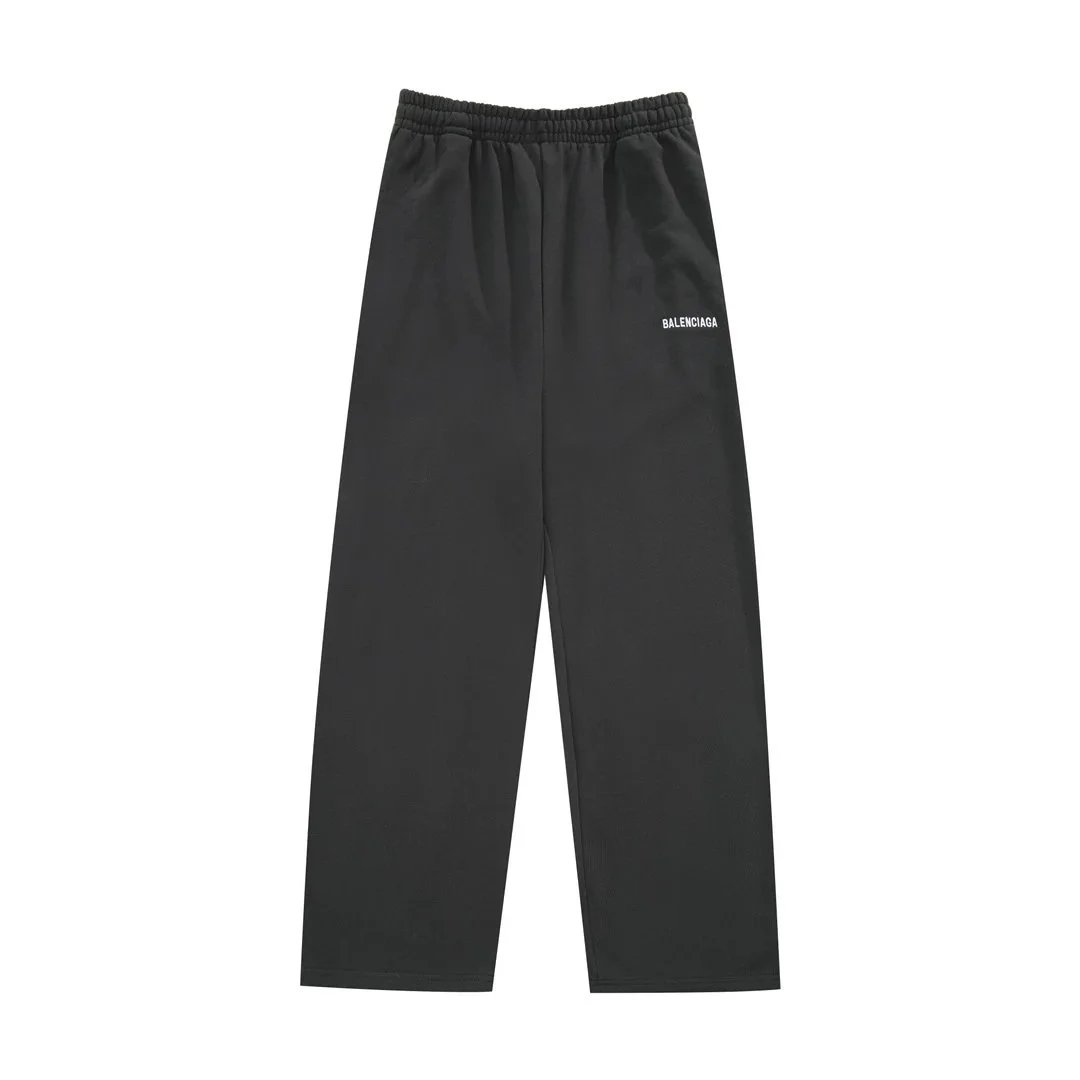 Balenciaga Trousers Logo-print wide-leg image 14