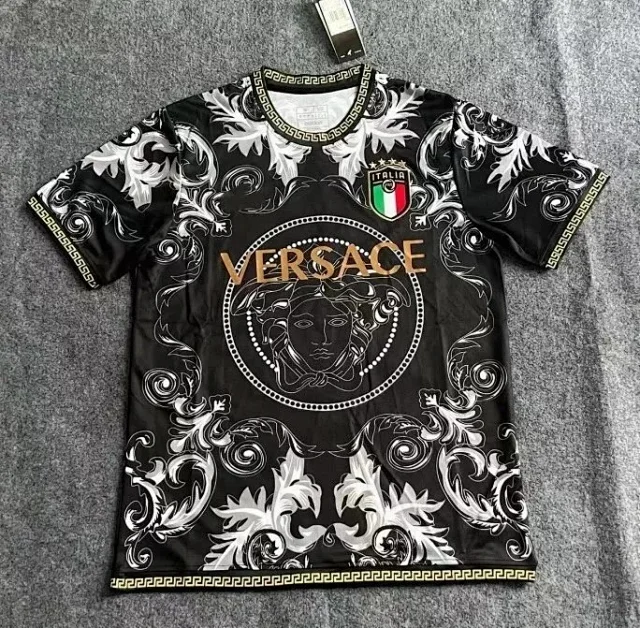 Versace Football Jerseys Italia Crest Medusa Baroque Print product detail image 4
