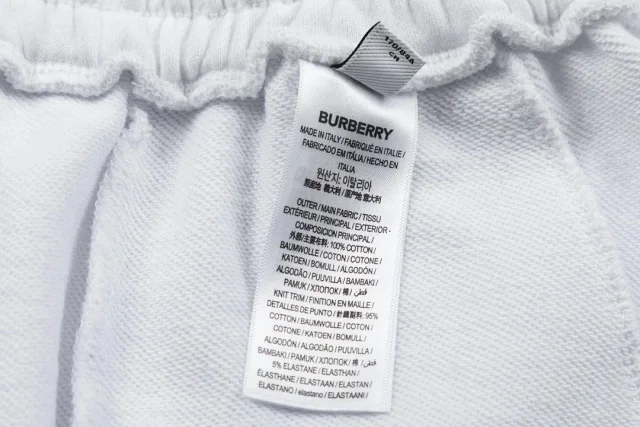 Burberry Shorts Elastic-Waist Drawstring Logo product detail image 9