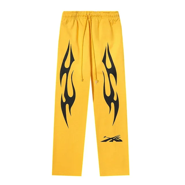 Unbranded Trousers Drawstring with tribal flame graphics product detail image 3