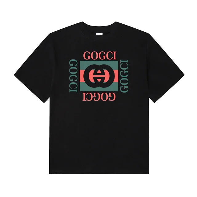 Unbranded T-Shirts GOGCI Double-G Graphic Print product detail image 3