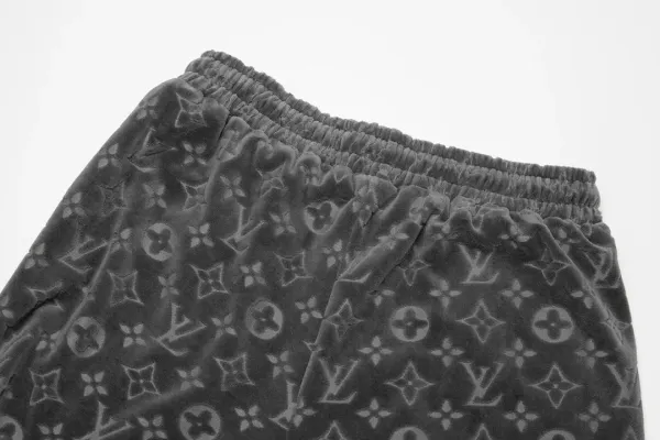 Louis Vuitton Monogram Velvet Shorts Black - 7