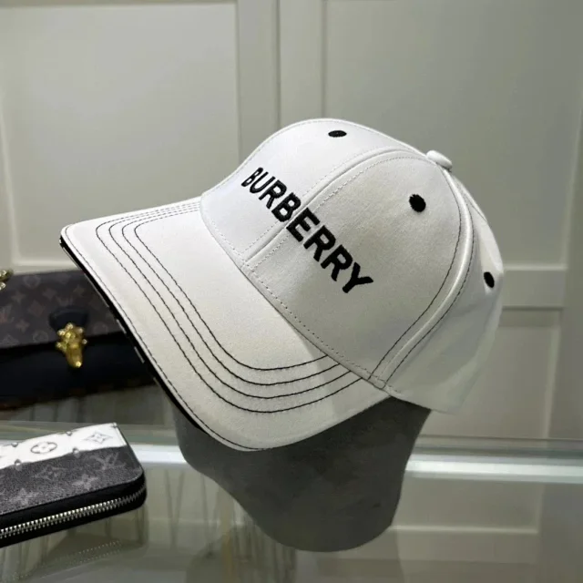 Burberry Hats Baseball Cap with Embroidered Logo or Equestrian Knight Emblem product detail image 1