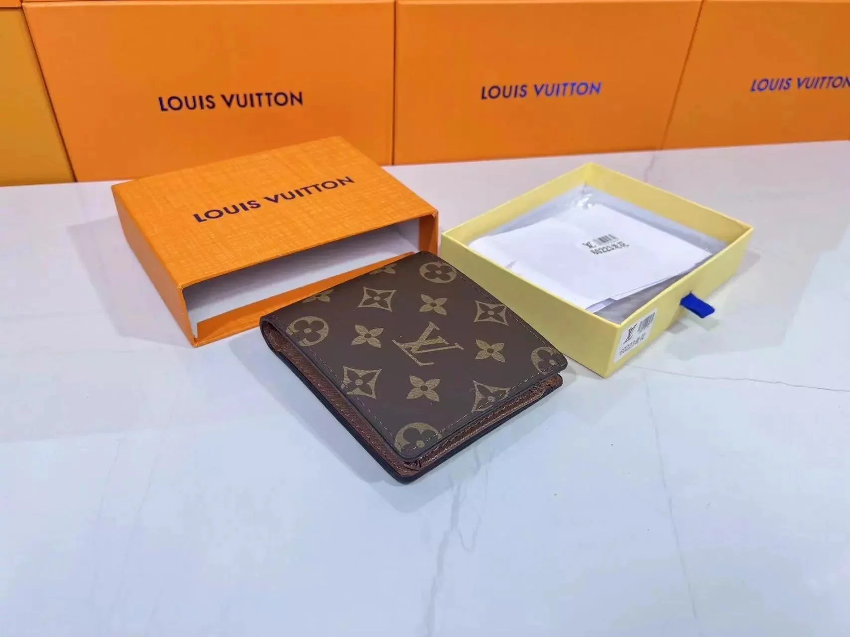 Louis Vuitton Monogram Eclipse Black Bifold Wallet - 24