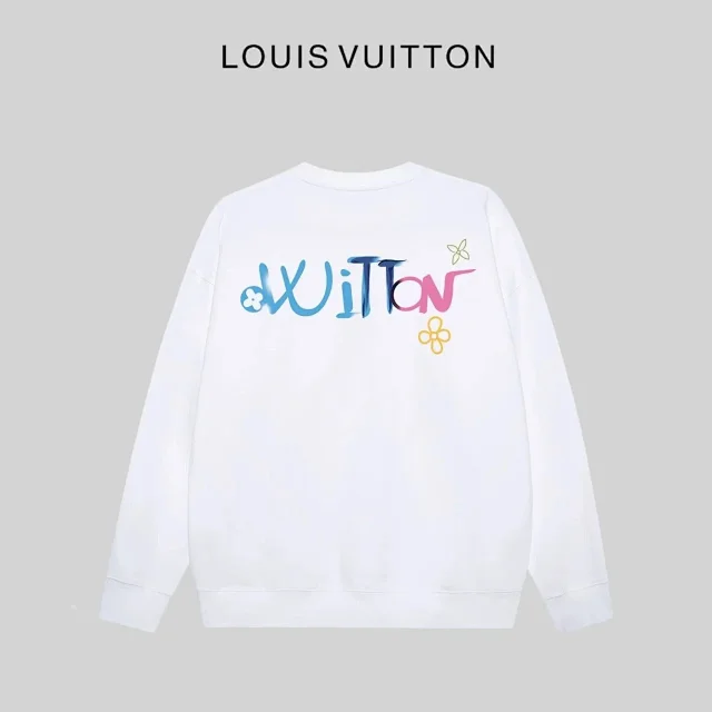 Louis Vuitton Hoodies & Sweatshirts Logo Print Crewneck Sweatshirt product detail image 13
