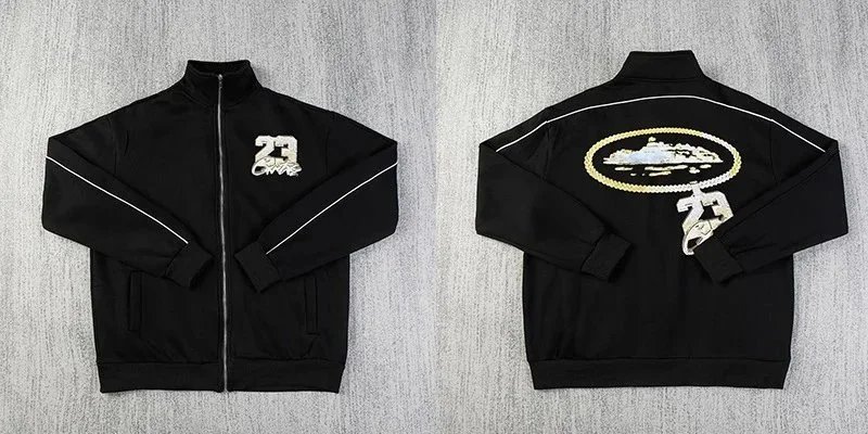 Corteiz Jackets Zip-Up Graphic Track Jacket — 38