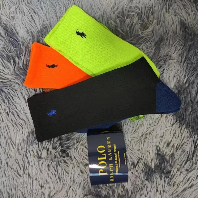 Polo Ralph Lauren Socks Classic Sport ribbed crew product detail image 6