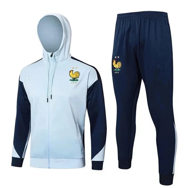 FC Barcelona Tracksuits Hooded Zip-Up Football Tracksuit product detail image 7