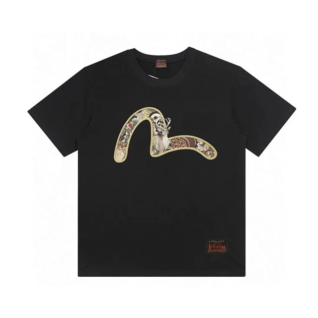 Evisu T-Shirts Logo Graphic Short-Sleeve T-Shirt product detail image 3