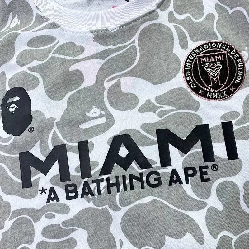A Bathing Ape x Inter Miami CF Pink Camo Jersey T-Shirt - 9