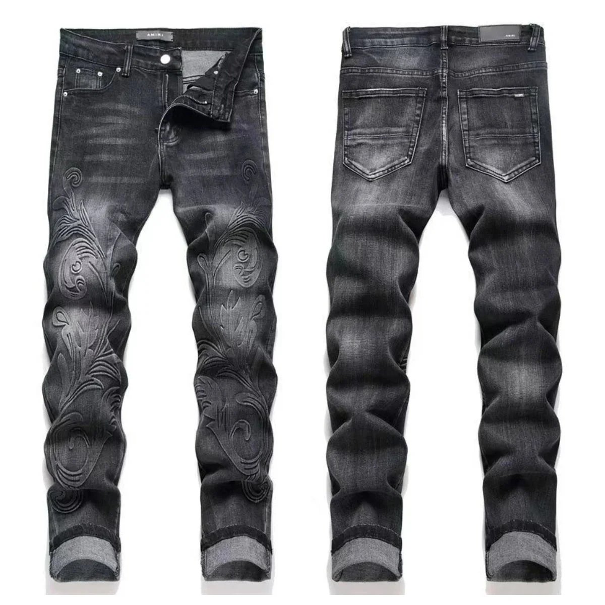 AMIRI Jeans Distressed Graphic — 5
