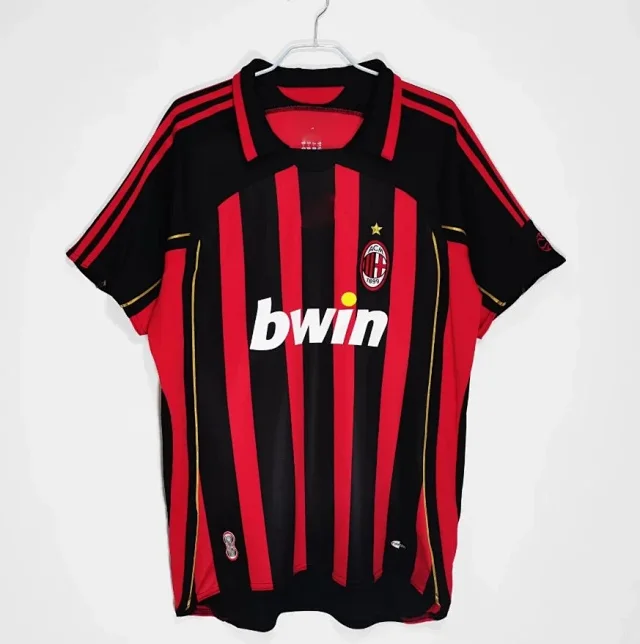 adidas Football Jerseys AC Milan retro jersey product detail image 3