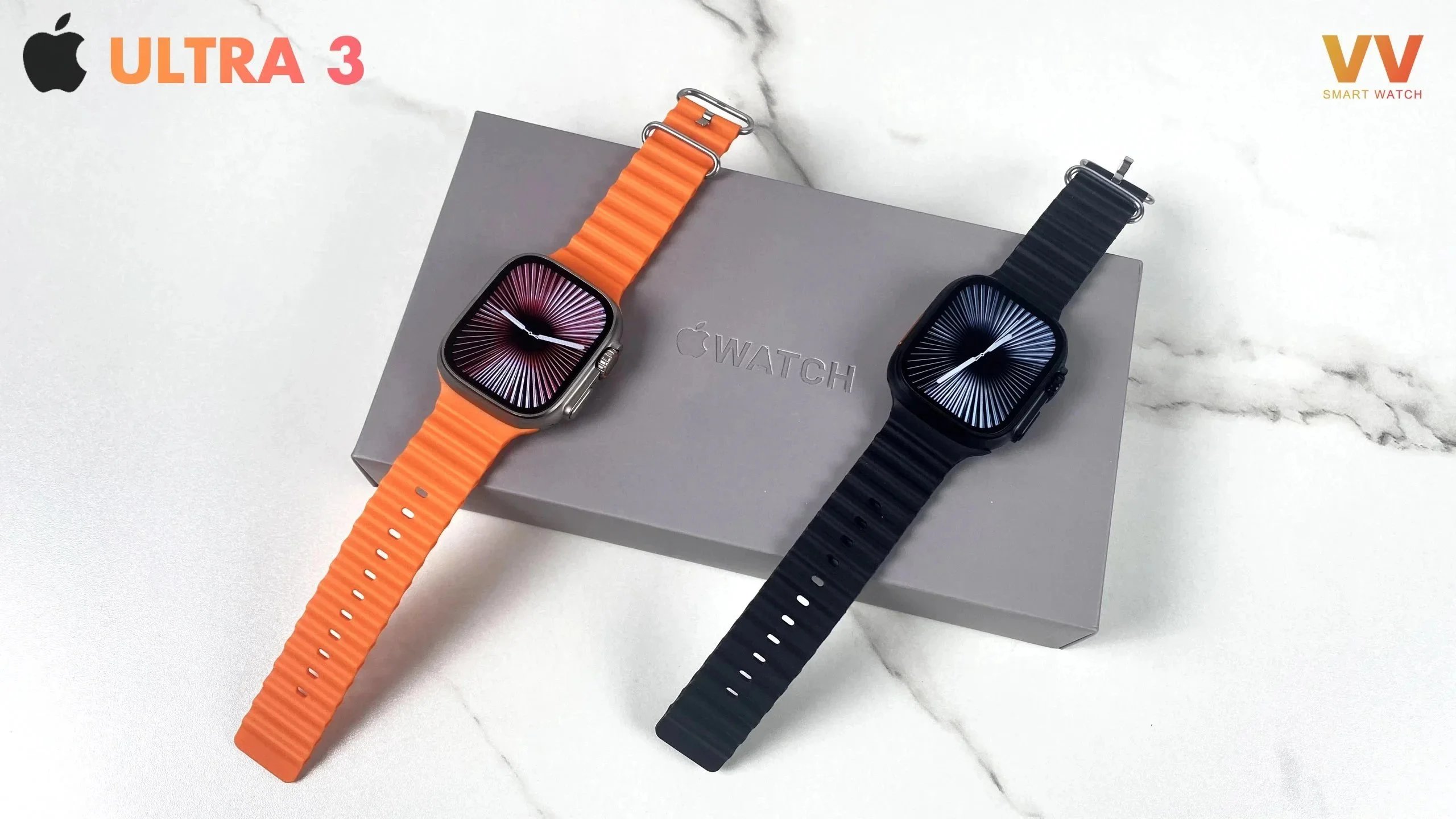 Apple Watch Series 9 Silver Aluminum with White Sport Band Smartwatch - 7
