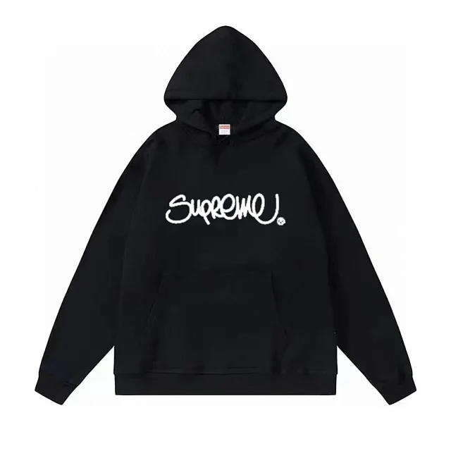 Supreme Hoodies & Sweatshirts Logo Pullover Hoodie with Kangaroo Pocket product detail image 6
