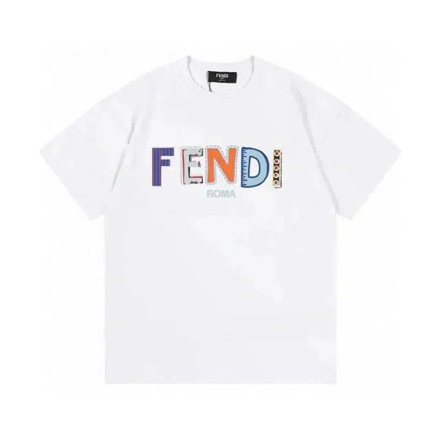 Fendi T-Shirts Short Sleeve Graphic T-Shirt product detail image 8